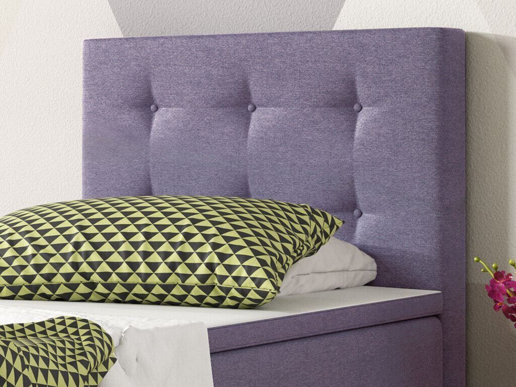 Betten: Boxspringbett 90x200 Lila Einzelbett Doppelbett Bett – Neu und originalverpackt aus Wallenwil von toesstal-vertrieb 4