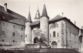 Colombier, le Château, circulée 1959 poste militaire