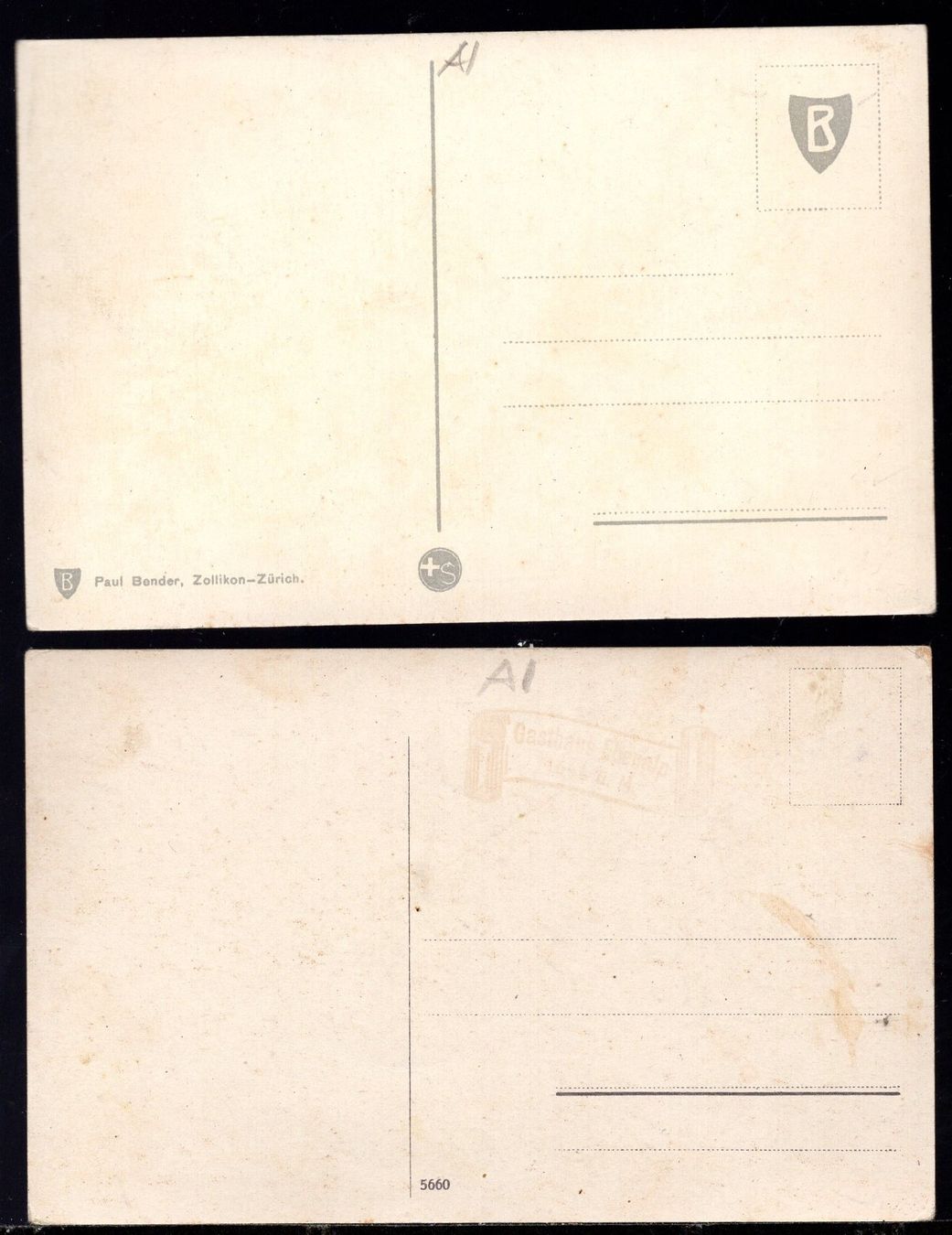 Ansichtskarten: 2 Karten  Ebenalp  und  Schäfer – Gebraucht aus Aarau von kufi44 1