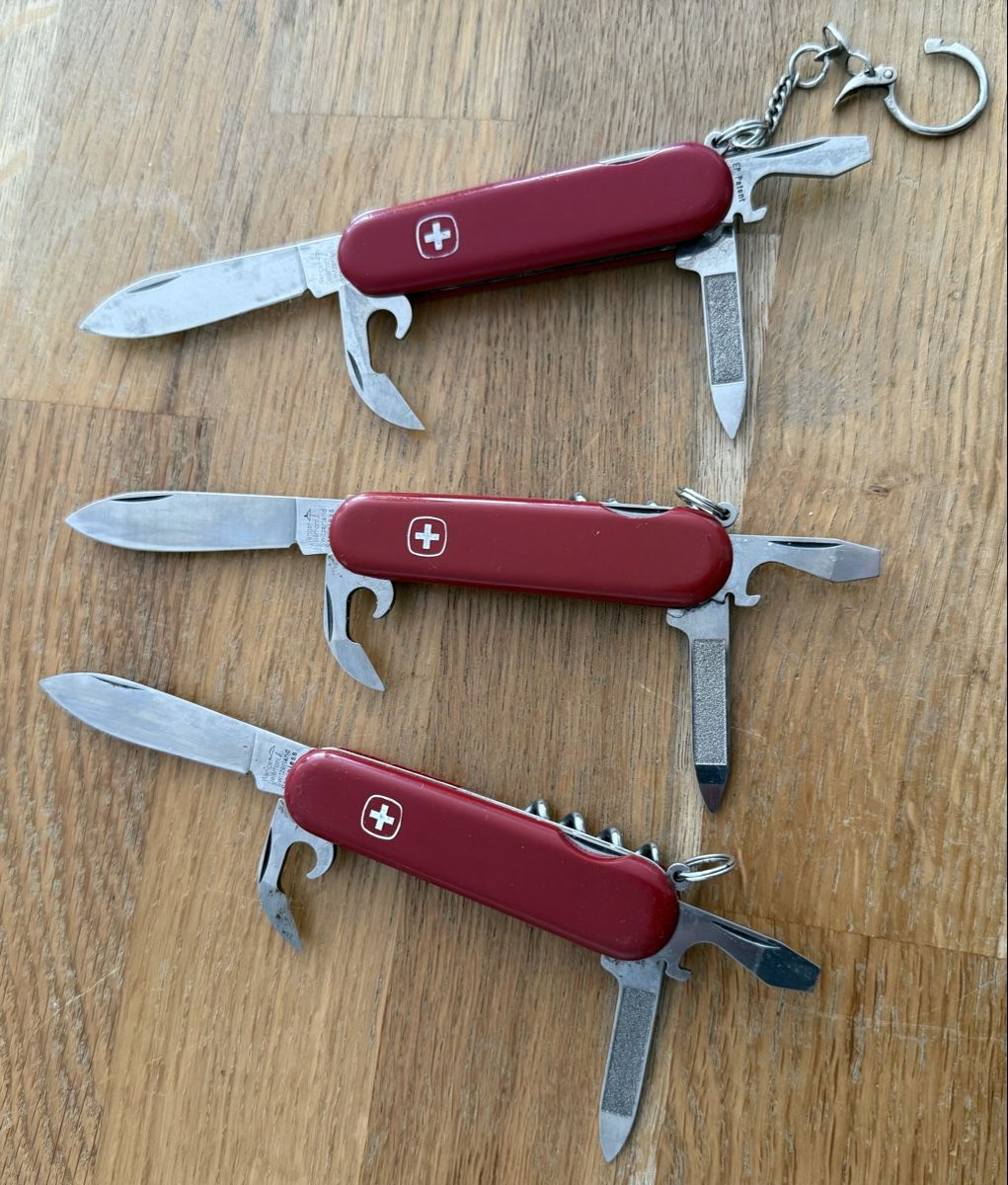 Wenger Taschenmesser: 3 Taschenmesser Wenger Sackmesser – Gebraucht aus Goldach von Messerguru