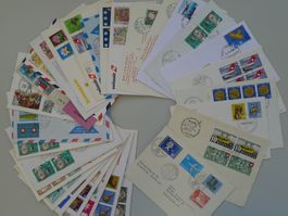 1946-2016, 30 interessante Flugpostbriefe mit Raketenpost!