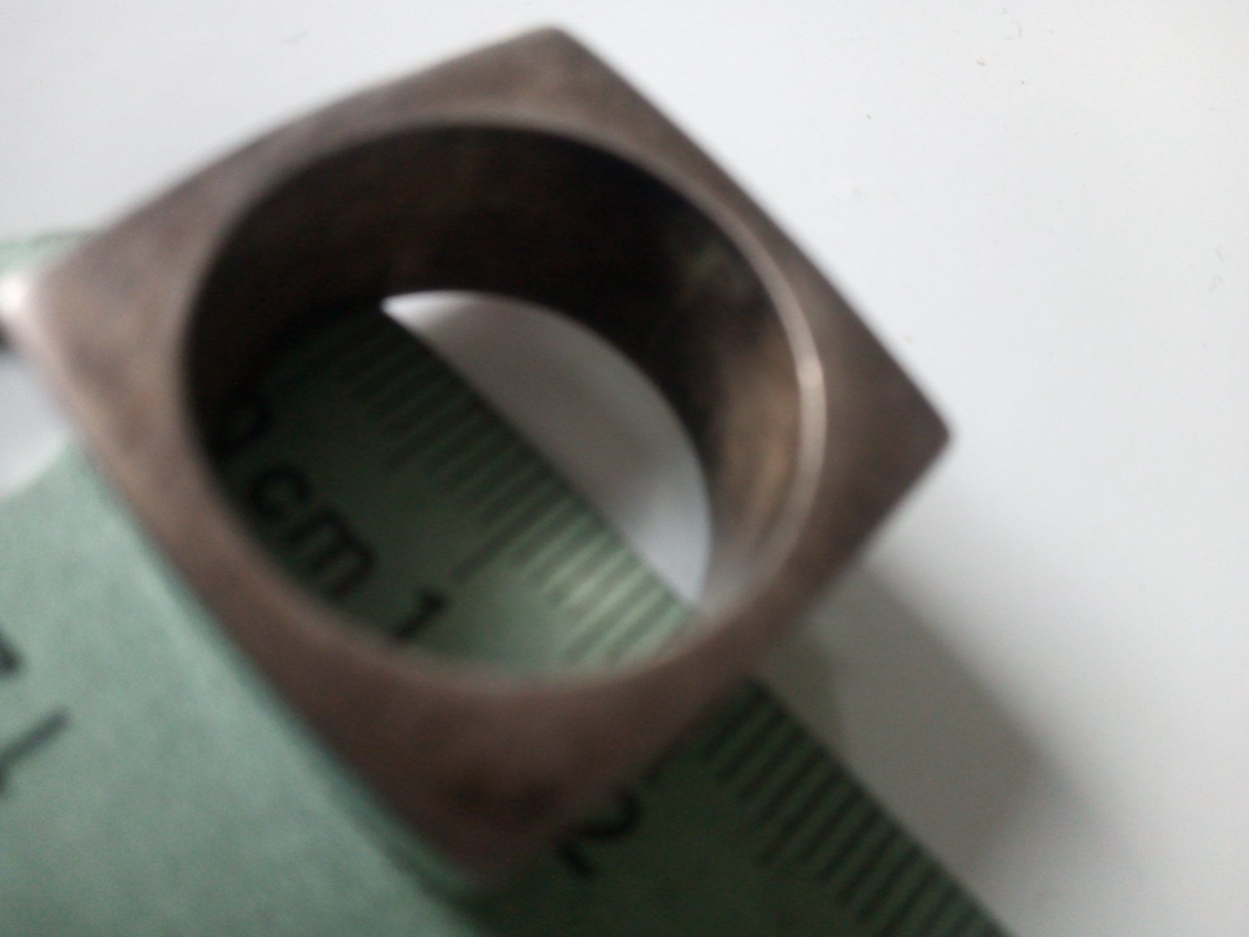Anelli: Silber Design Ring mit Türkis-Einlage, Grösse 18, neuwertig – Nuovo (secondo la descrizione) da Basel venduto da STrudi_9qvp 5