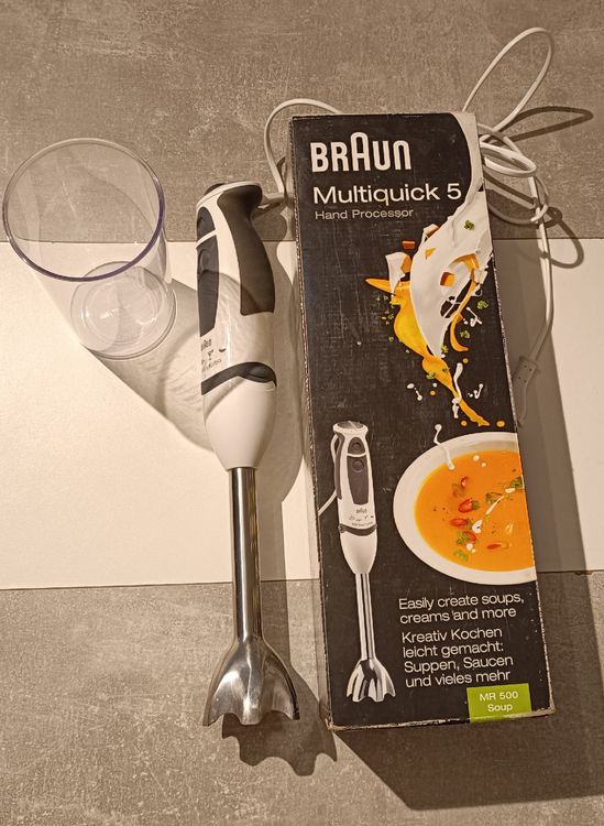 Stabmixer Braun MultiQuick 1 MQ 100 Soup für 11€ (statt 22