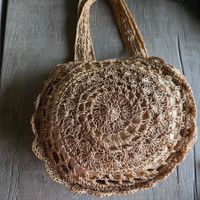 🐸 STRANDTASCHE JUTE TASCHE SCHULTERTASCHE UMHÄNGETASCHE