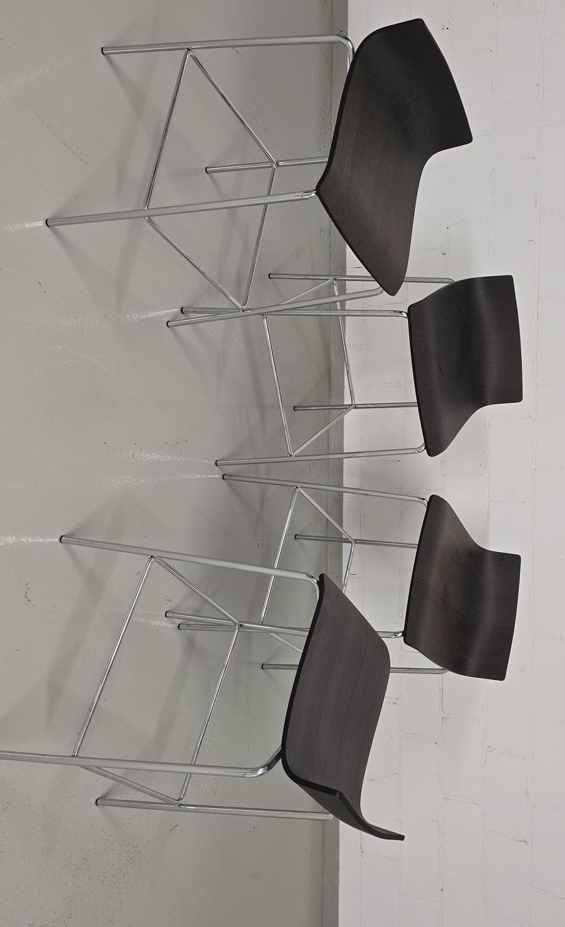 Sgabelli: 4 Designer Barhocker / Stühle schwarz title= – Usato da Steinmaur venduto da hallo1