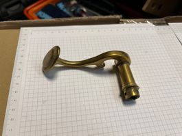 Türdrücker, gebraucht, alt, nicht mehr erhältlich, Lochteil
