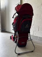 Deuter Kid Comfort II Kindertrage  Kraxe Rot/Grau