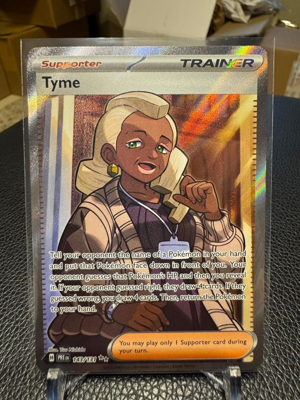 Pokémon Carte collezionabili: Tyme | Ultra Rare | PRE 143/131 | EN – Usato da Spreitenbach venduto da Snacky96 2