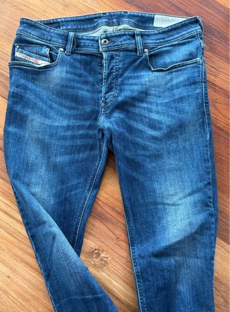 Diesel Jeans Troxer Slim Skinny Blau Grösse W33 L30