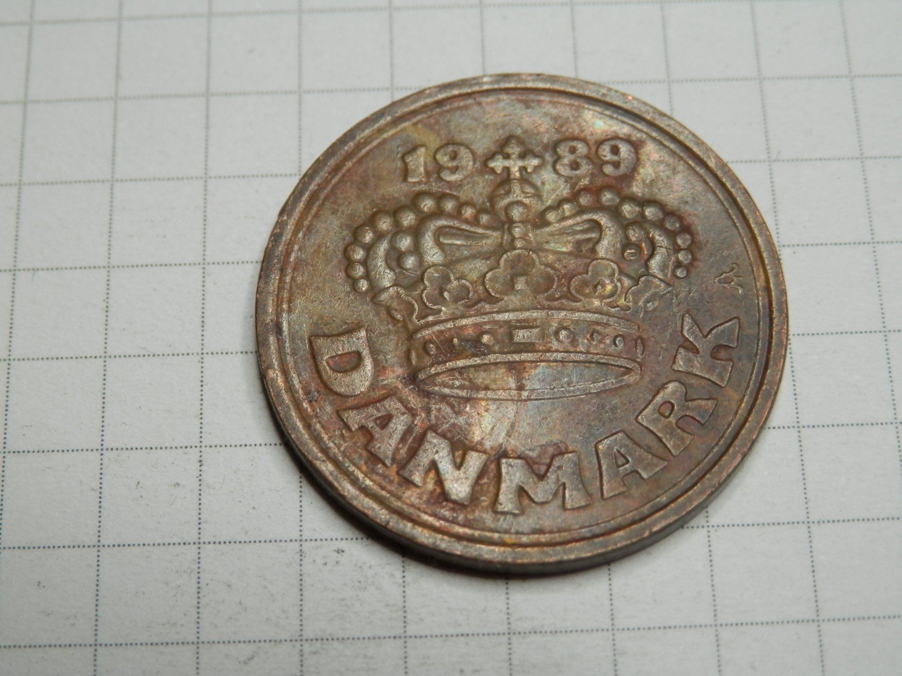 Tutti le monete: Dänemark  50 Öre, 1989 – Usato da Weiach venduto da weiach81