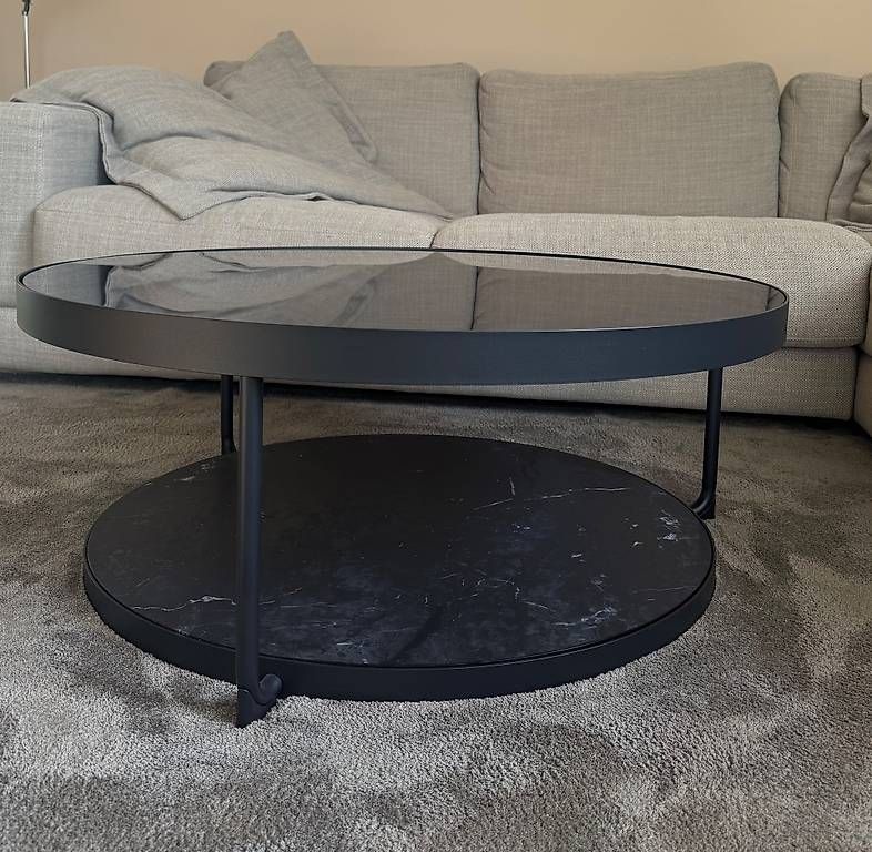 Tables: Moderner IKEA Couchtisch schwarz / Glasoptik – D'occasion à Basel par liv99 4