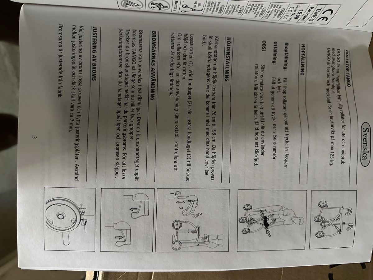 Aides à la marche: Rollator von Tango  – Neuf avec emballage d'origine à Bützberg par Chisco 3