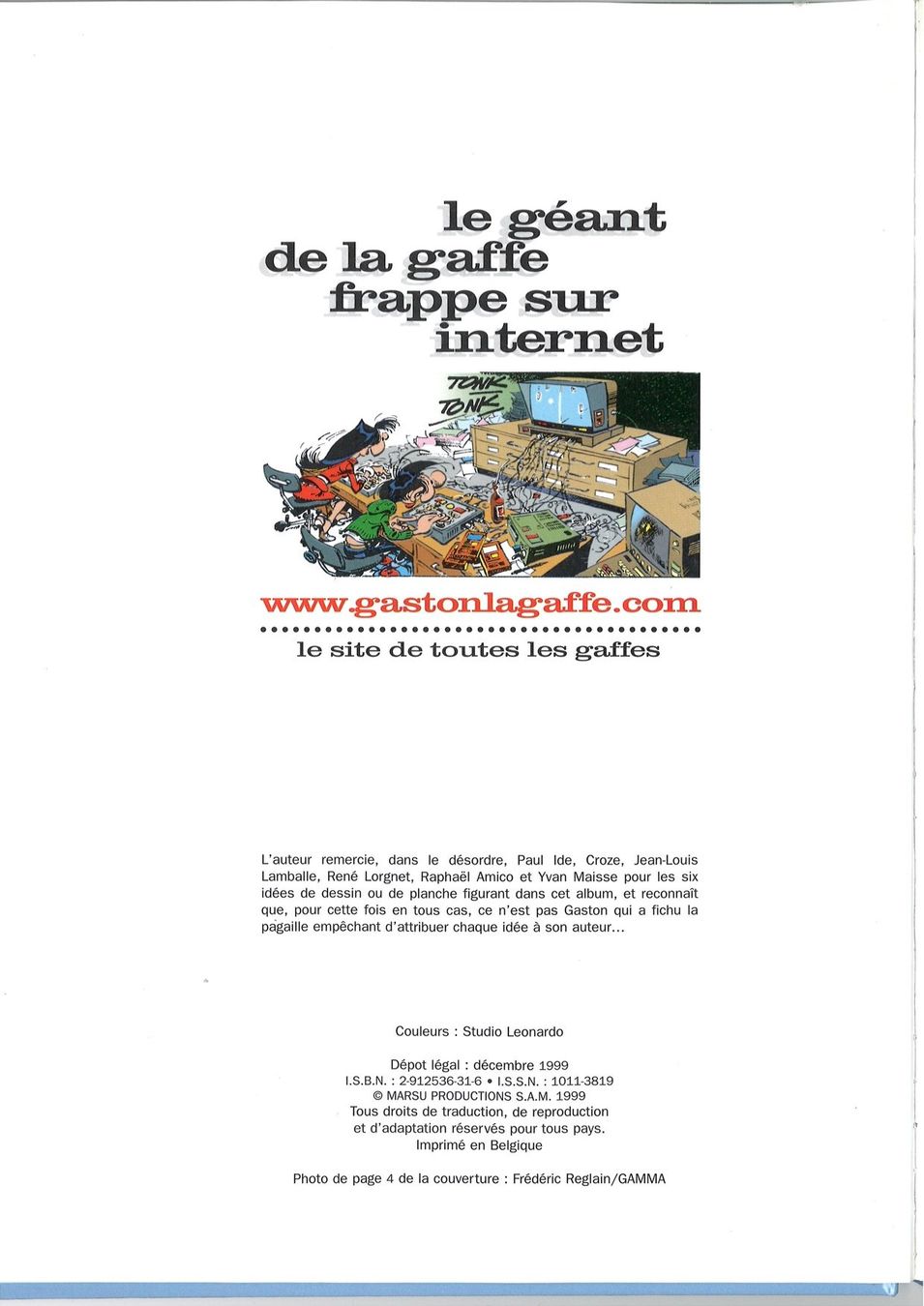 Fumetti: Gaston • tome 19 • Franquin – Nuovo (secondo la descrizione) da Niederrohrdorf venduto da Robinia 2
