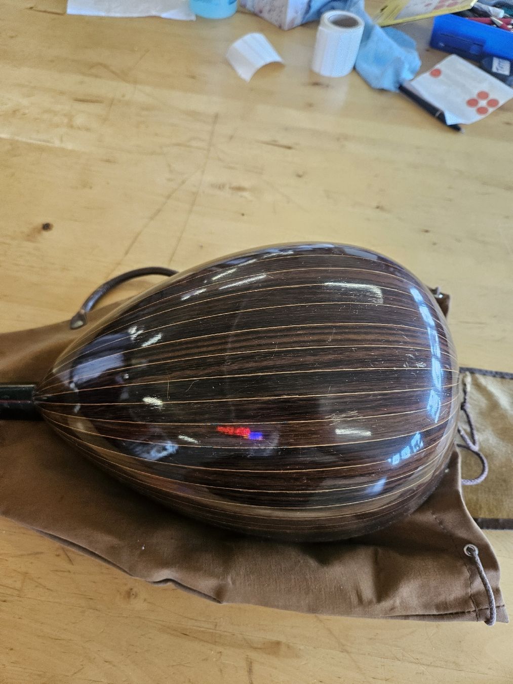 Musikinstrumente: Mandoline aus Sicilien  – Gebraucht aus Pratteln von Cartonsducoeur_bl 6