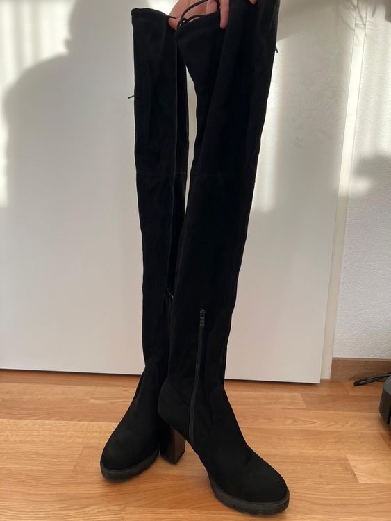 Stivali Invernali Da Donna Imbottiti, Eleganti Stivali Da Neve Con Tacco Chunky Antiscivolo E Fibbia, Caldi E Comodi