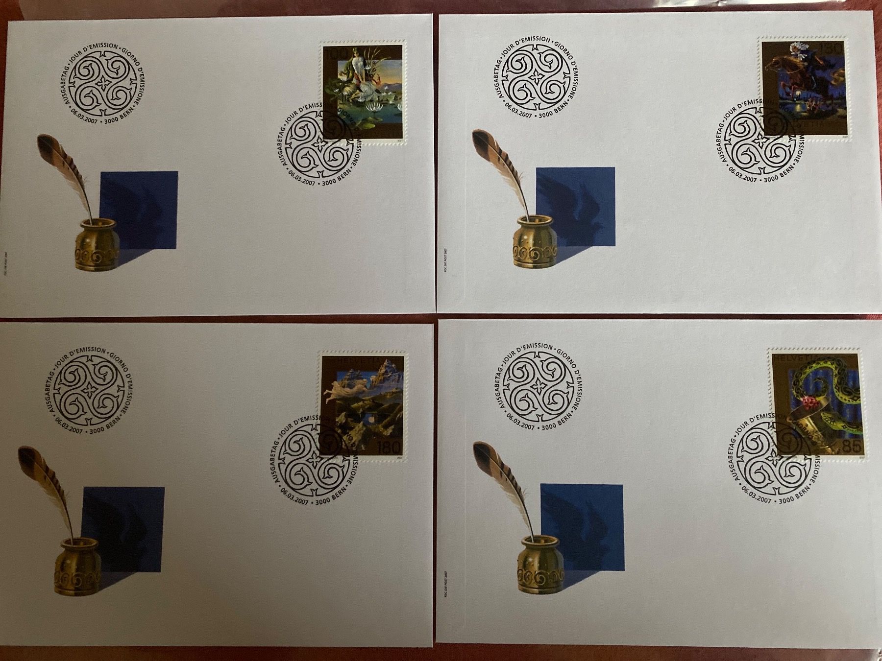 Tutti i francobolli: *FDC* 2007 / ERSTTAGSUMSCHLAG / BRIEFMARKEN – Nuovo e nell'imballaggio originale da Frauenfeld venduto da Boldi46