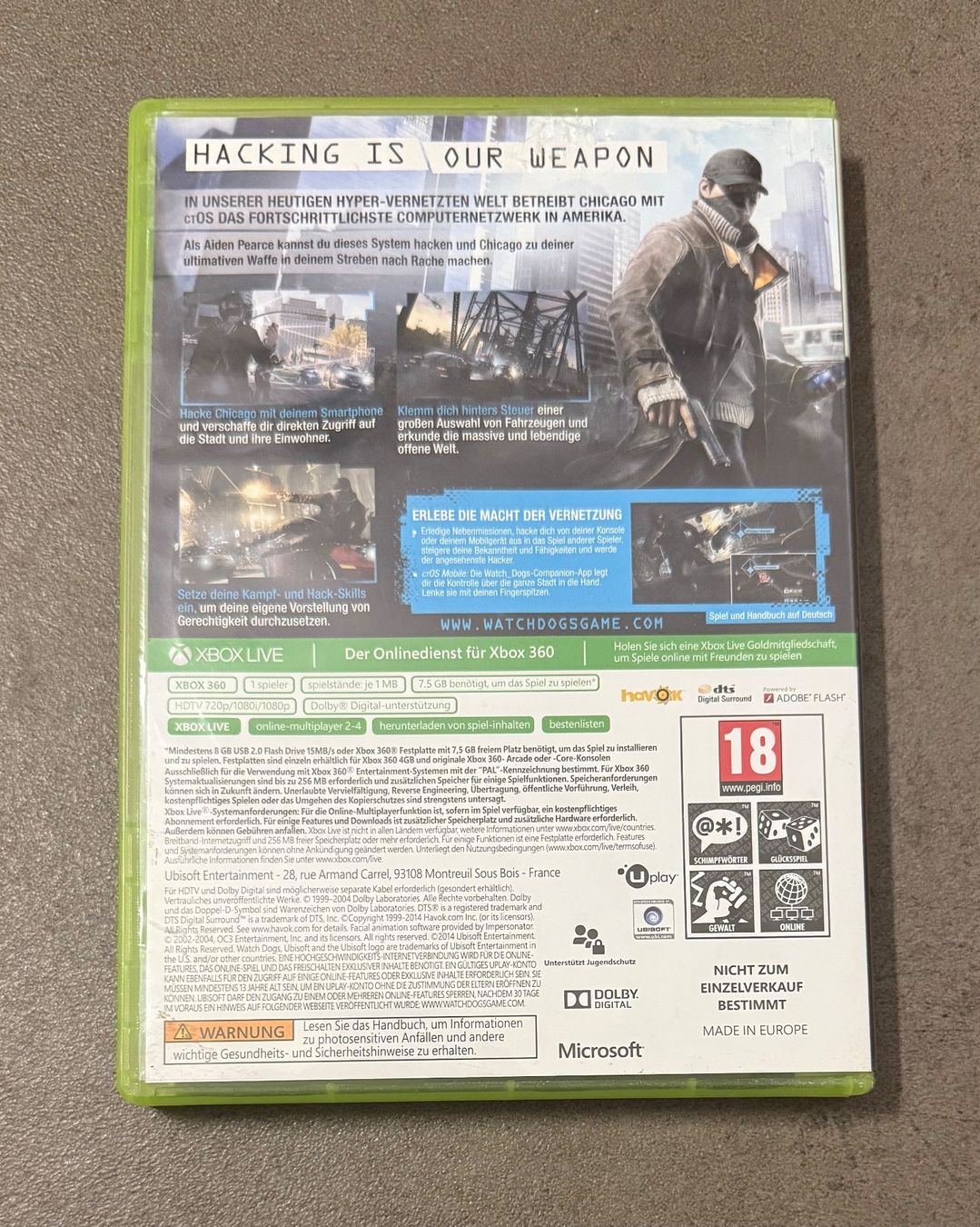 Giochi: XBOX 360 WATCH DOGS – Usato da Birsfelden venduto da Dealgoenner24 2