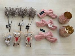 Weinachts-Deko gemischt 14-teilig, alles Neu!