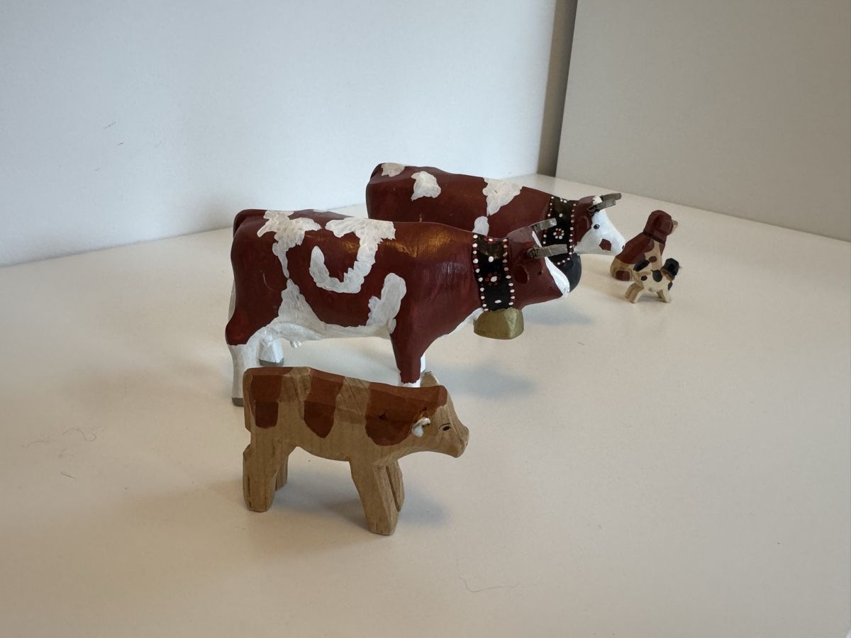 Statuette: Holz Kühe – Usato da Langnau i. E. venduto da nic_dh5j 1