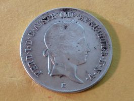 Österreich 20 Kreuzer "Ferdinand I" 1838 E Silber