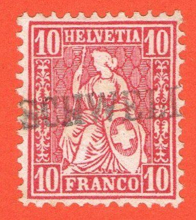Tutti i francobolli: Stabstempel Schwellbrunn – Usato da Biberstein venduto da Jura39