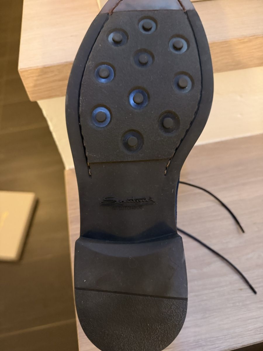 Santoni Herrenschuhe: Santoni Ankle Boots Dunkelblau Wildleder  – Neu und originalverpackt aus Oberwil b. Zug von eli_q5dp 3