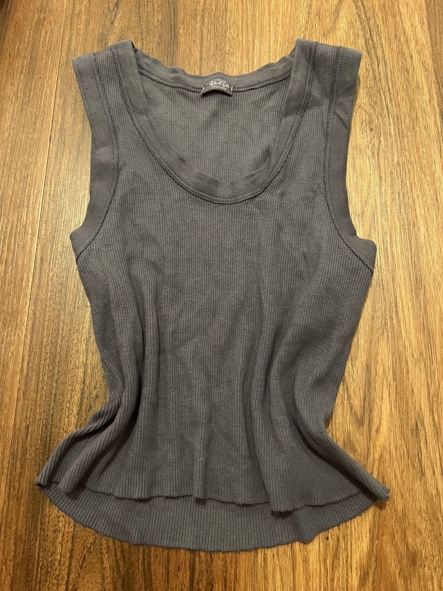 Brandy Melville Top: Brandy Melville Top grau Gr. S – Usato da Luzern venduto da Pooolarwurm