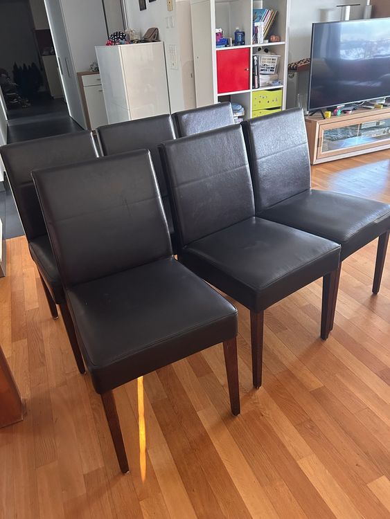 4 Fu Stuhle Echtleder