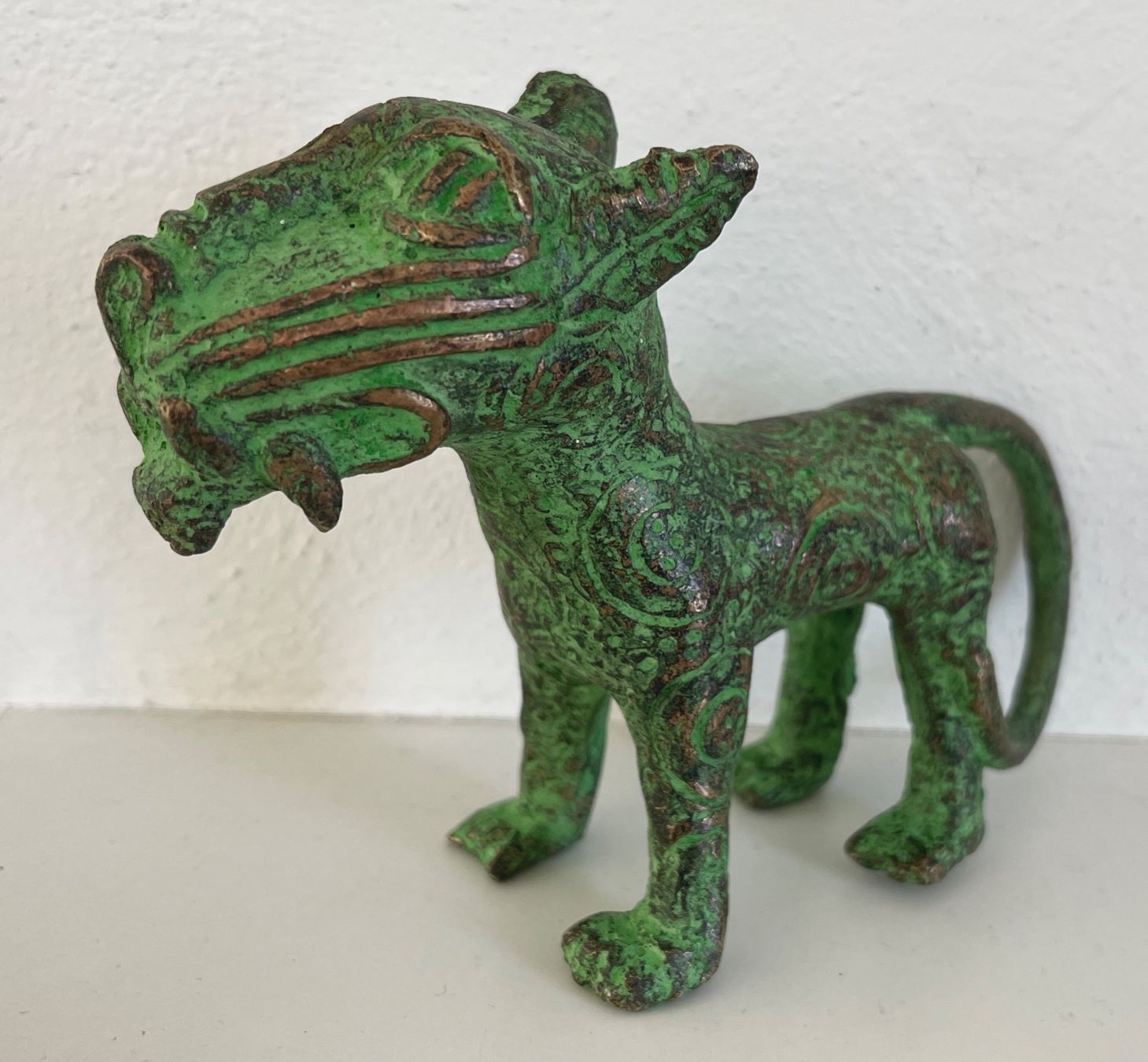 Sculture & Statue: feiner alter Leopard Bronze Benin Höhe 10 cm – Usato da Rüthi (Rheintal) venduto da Kunsthaus777 6