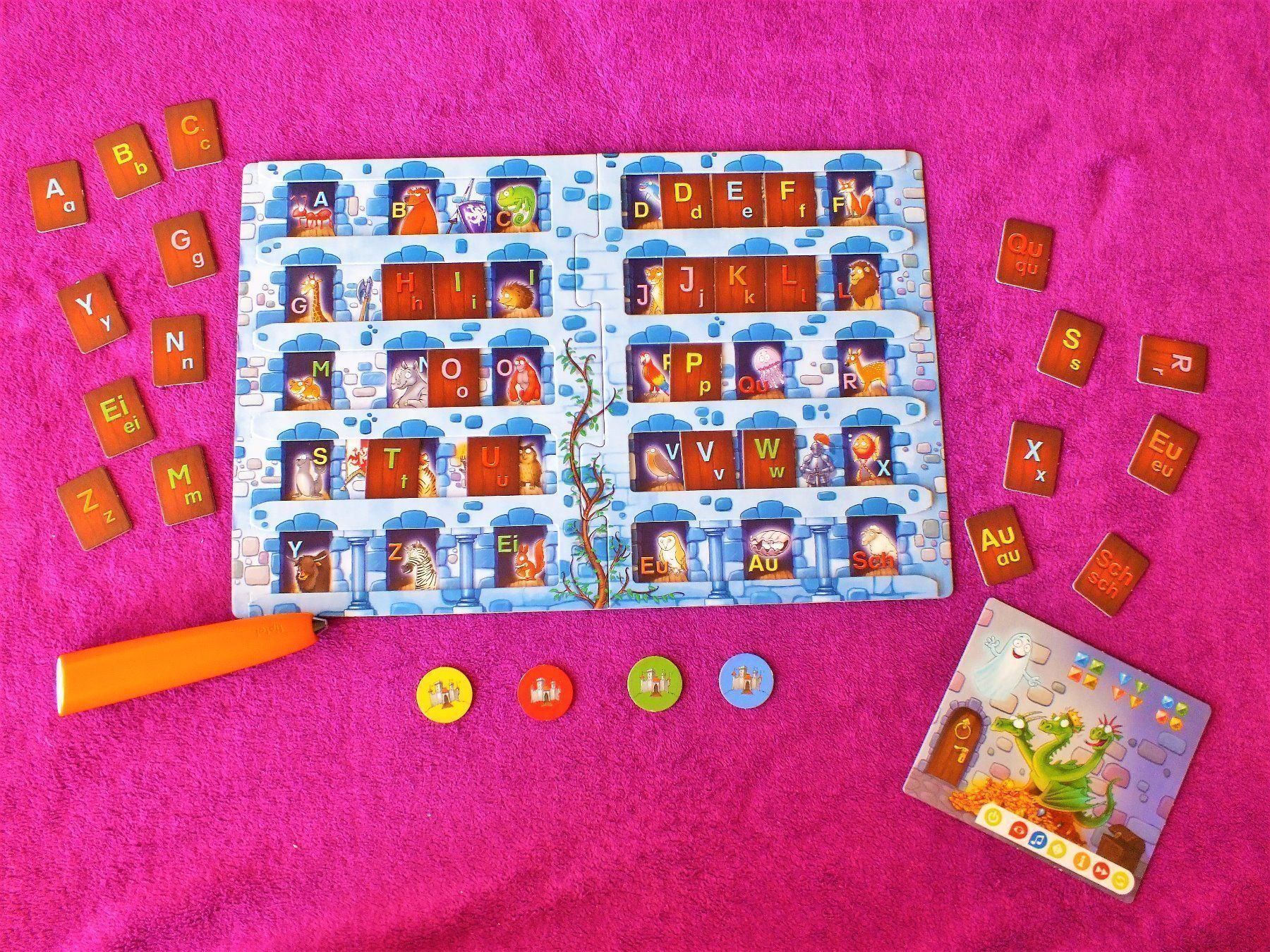 Ravensburger Giochi: tiptoi Starterset - CREATE Stift & Spiel Buchstabenburg – Usato da Müllheim Dorf venduto da Seeeule01 3