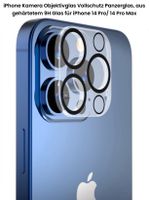 iPhone 14 Pro Max Kamera Glas Vollschutz Panzer HD 9H 3D