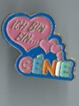Plaketten & Abzeichen: Witziger Pin "Ich bin ein Genie" – Gebraucht aus Zürich von t24_de