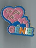 Witziger Pin "Ich bin ein Genie"