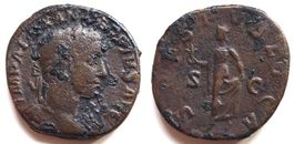 SEVERUS ALEXANDER bronze sestertius