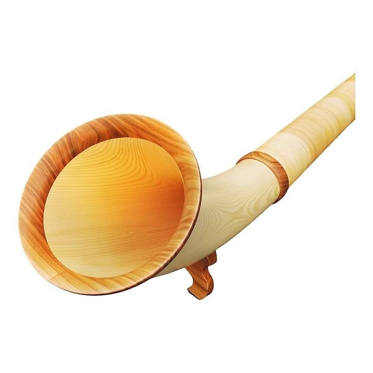 Strumenti musicali: Cor des alpes / Alphorn – Usato da Lavey-Village venduto da Morisod.O