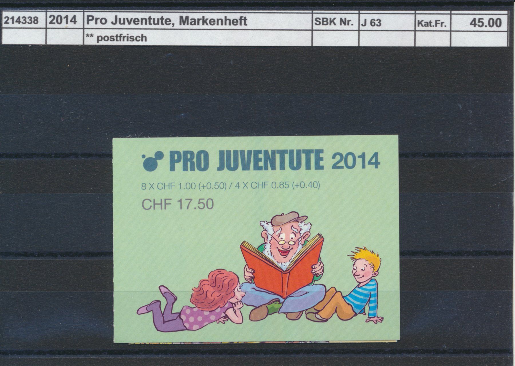 Tous les timbres: 2014 Pro Juventute, Markenheftchen, ** postfrisch – Neuf (Voir description) à Winterthur par Zupogeru