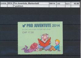 2014 Pro Juventute, Markenheftchen, ** postfrisch