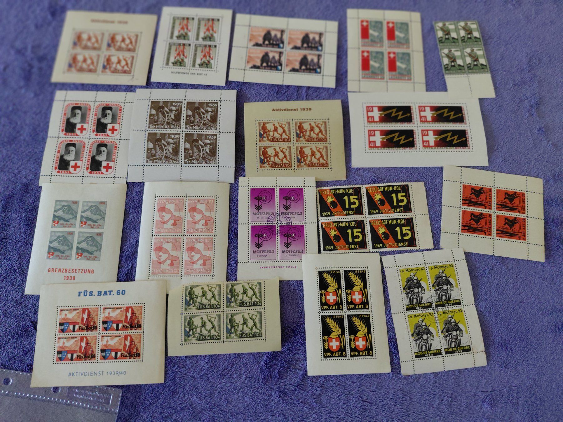 Tous les timbres: Superlos Soldatenmarken CH – D'occasion à Horw par Onurb008 2