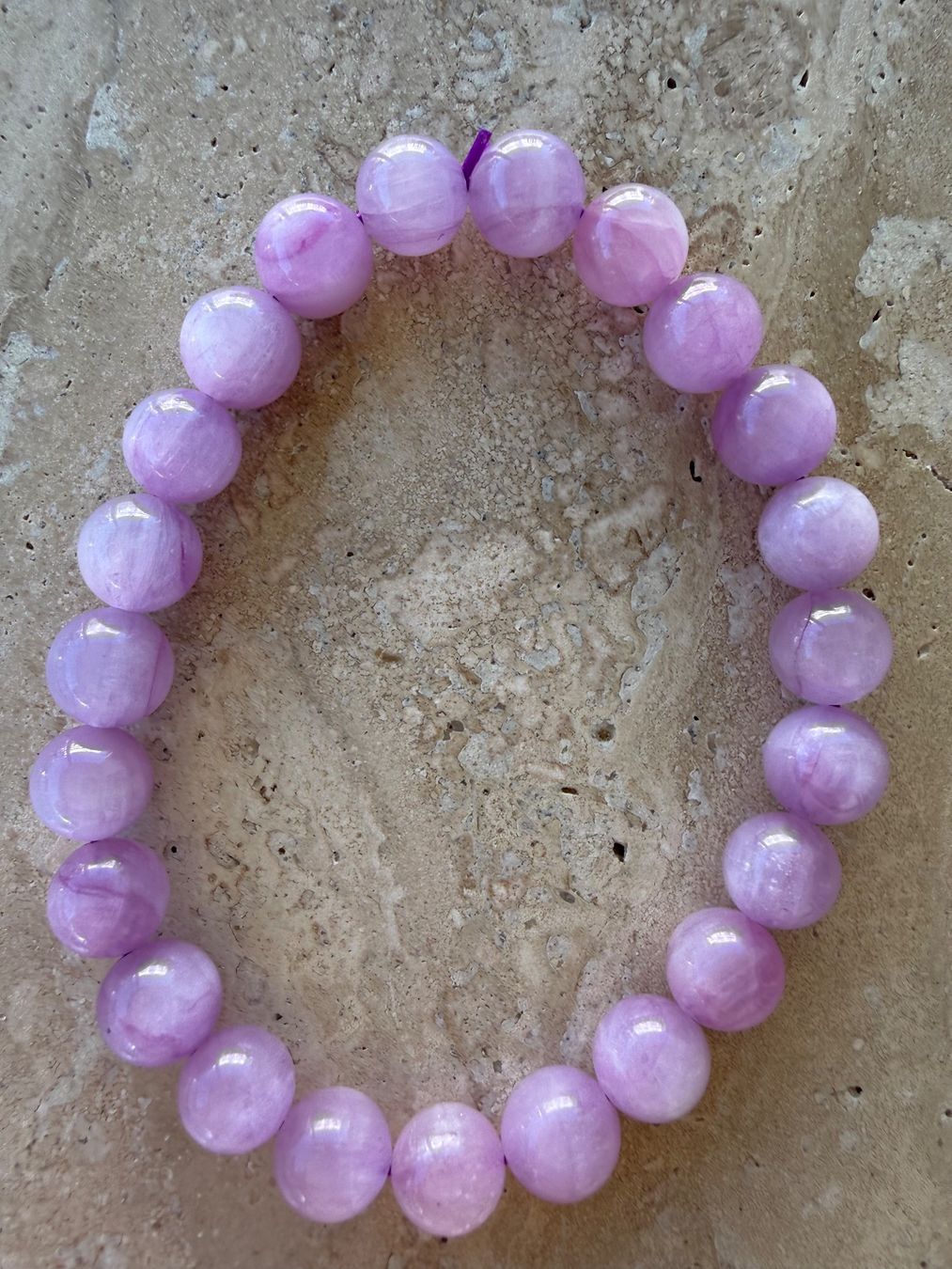 Bracciali & Braccialetti: Edelstein Kunzit Armband 8mm - Stretch – Nuovo (secondo la descrizione) da Jegenstorf venduto da SteinGlanz 6