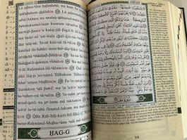 Neuer Quran (Koran) Arabisch + Deutsch mit Aussprache Laut