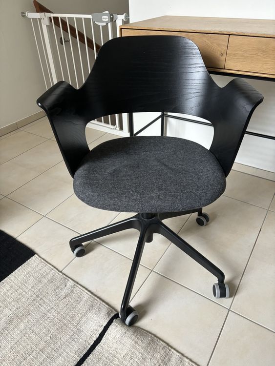 Schreibtischstuhl Holz schwarz Ikea FJÄLLBERGET Kaufen auf Ricardo