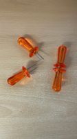 Maiskolbenhalter Maiskolben Halter orange/transparent 4x
