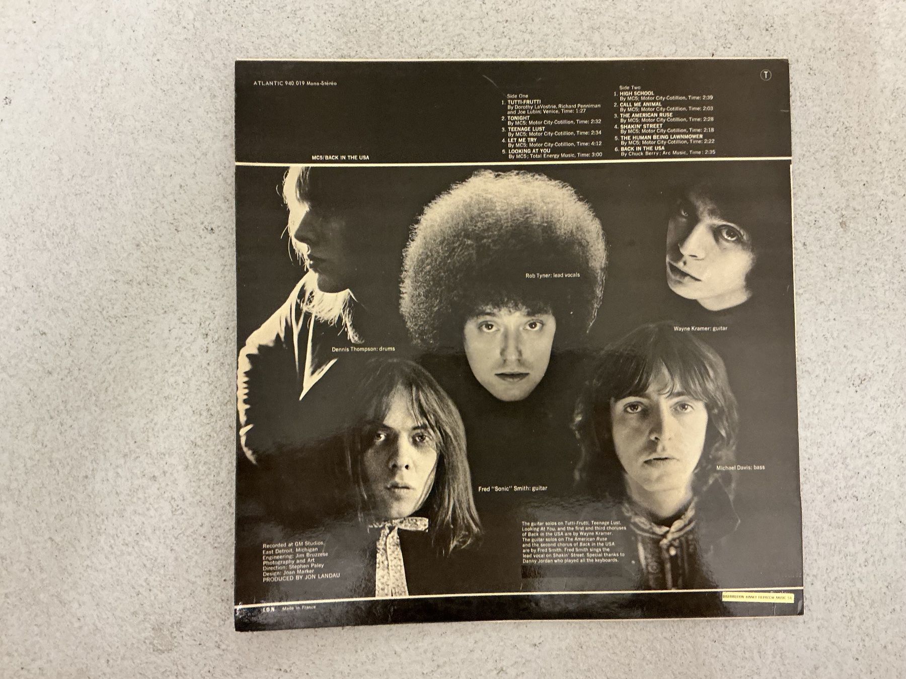 Dischi in vinile: MC5 LP -  Back In The USA (VG+) – Usato da Winterthur venduto da Tumko_7_Vinyl 1