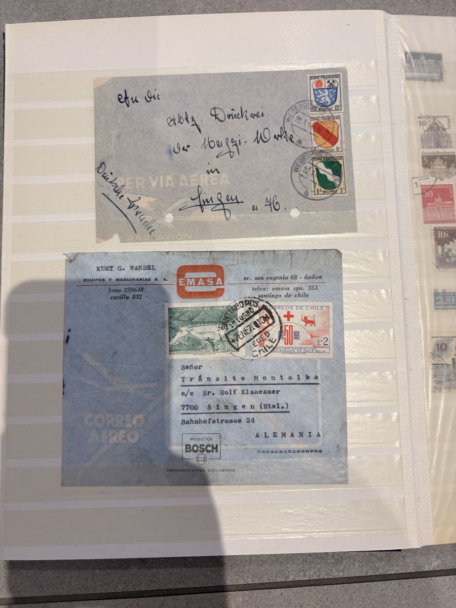 Tous les timbres: Briefmarke, Sammlung, Briefe, Antik, vom Opa – D'occasion à Breitenbach par Alice_xy 6