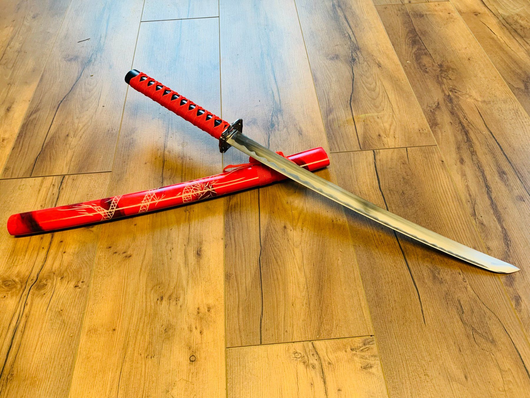 Sonstiges zum Sammeln & Seltenes: Samurai Katana Schwert Tanto 78cm RED – Neu und originalverpackt aus Bergdietikon von shopAgent 4