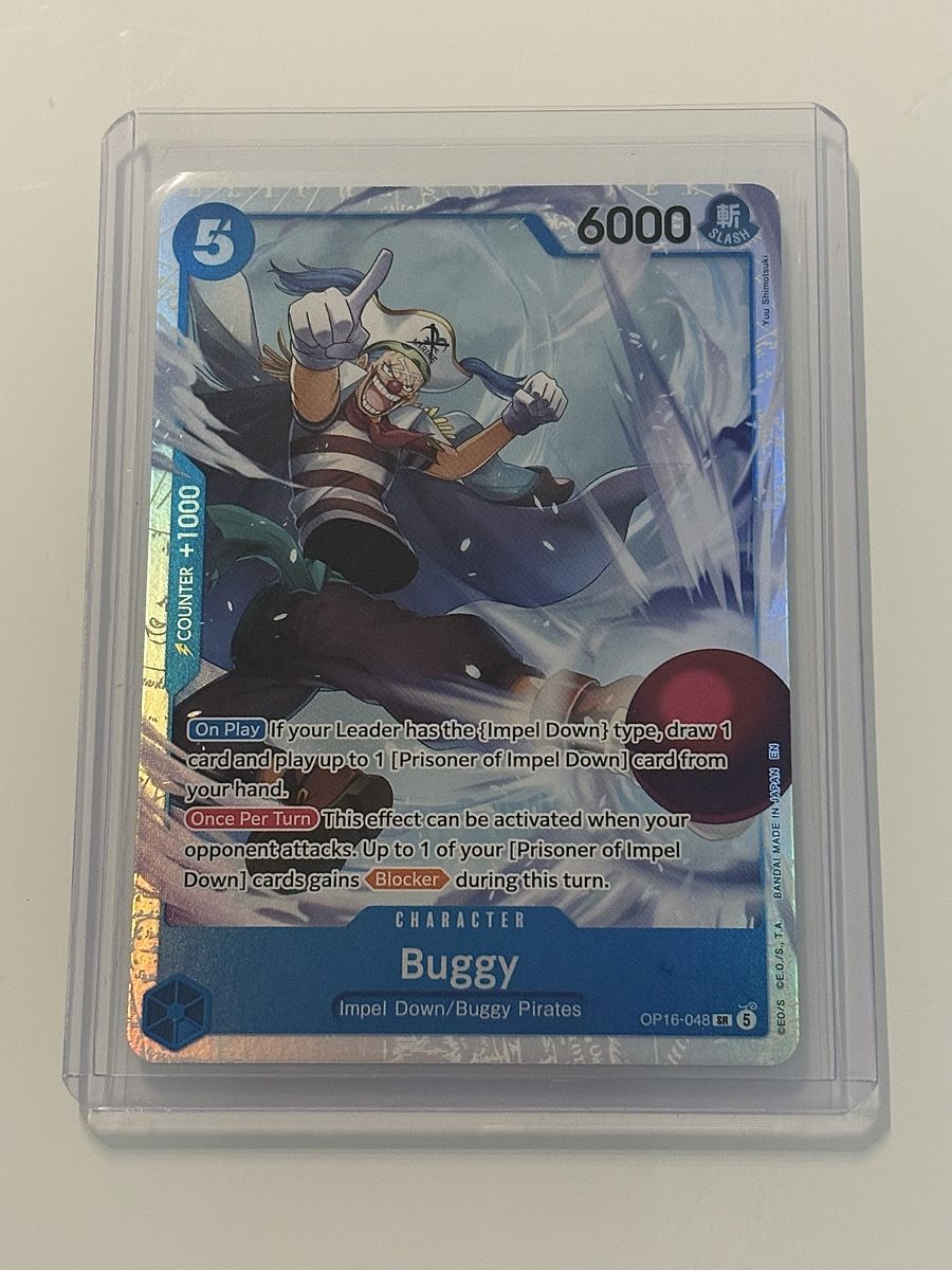 Bandai Sammelbilder & Trading cards: One Piece TCG - Buggy OP16-048 – Neu (gemäss Beschreibung) aus Pieterlen von Mira_o7