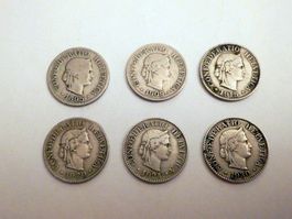 Lot 10Rp. 1895 - 1930, diverse, ss + vor