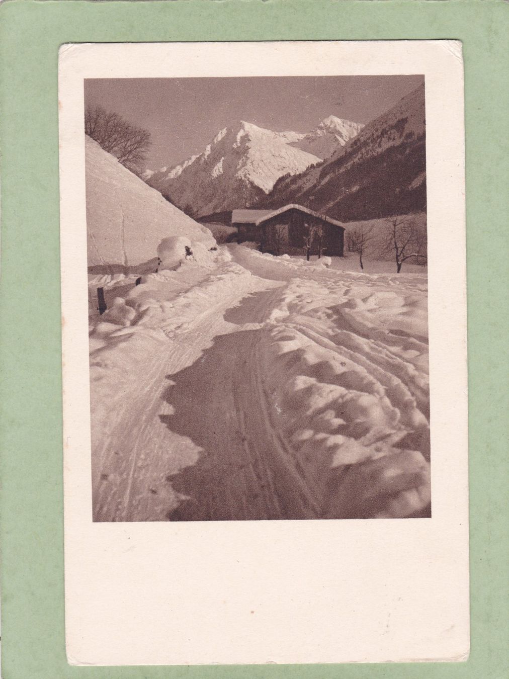 Ansichtskarten: Sonnenschein und Schnee  Heimat 1917 – Gebraucht aus Herisau von Lisegrat2008