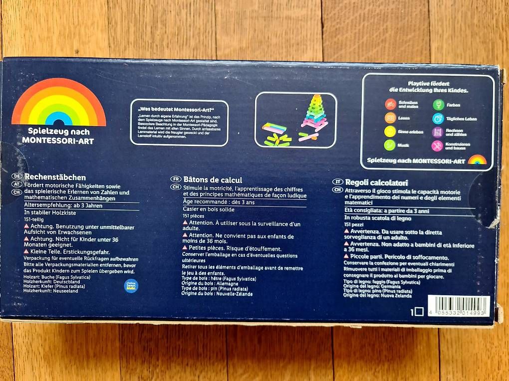 Giochi: Holzspielzeug, Rechenstäbchen – Usato da Muri b. Bern venduto da SPF01 2