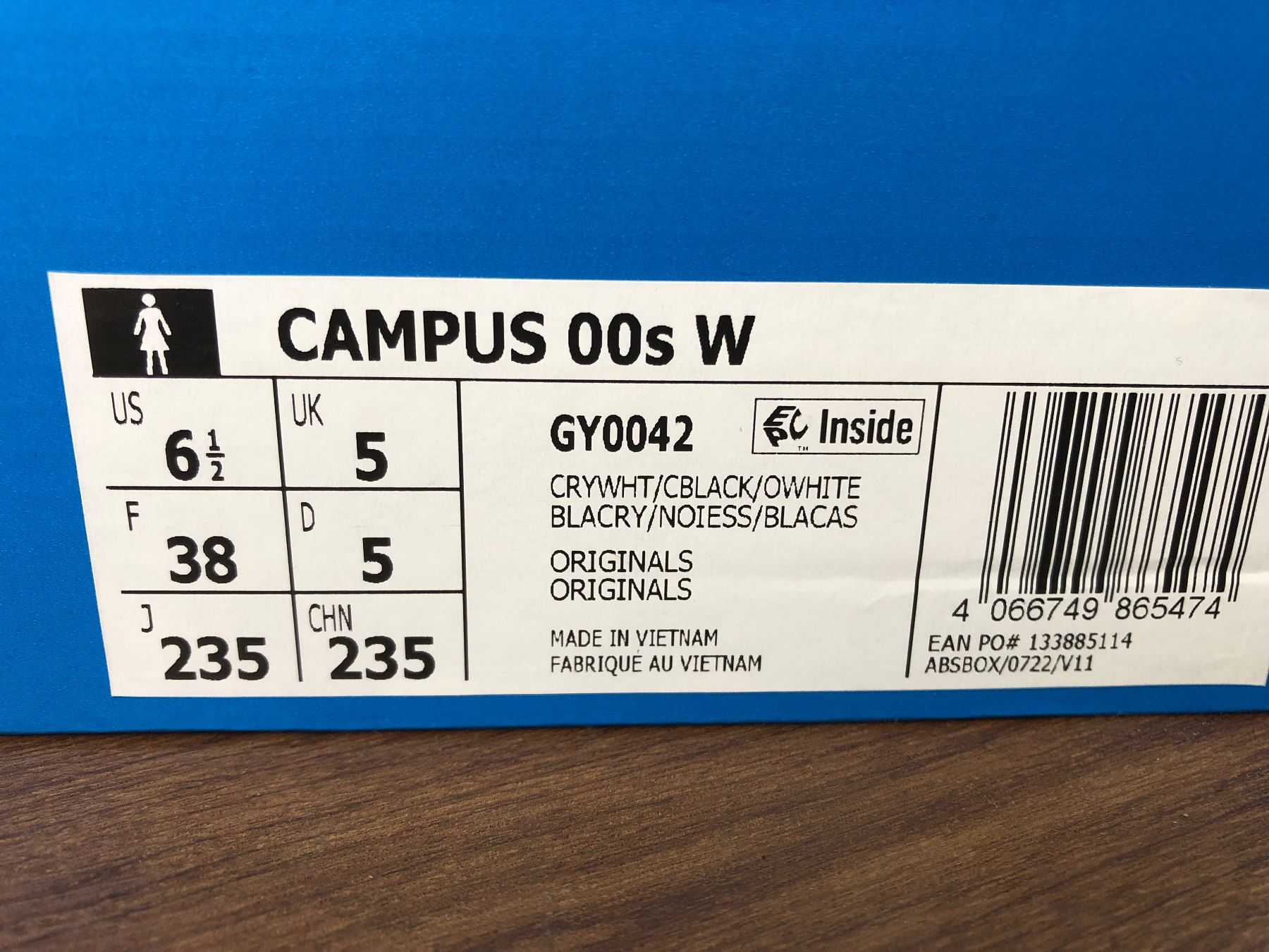 Adidas Damenschuhe: Adidas Campus 00s  Crystal White EU 38 – Neu und originalverpackt aus Baar von tortuga72 3